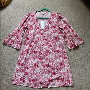 NEW Lilly Pulitzer Sz 6 DANIKA RASPBERRY ROUGE ANIMAL Dress